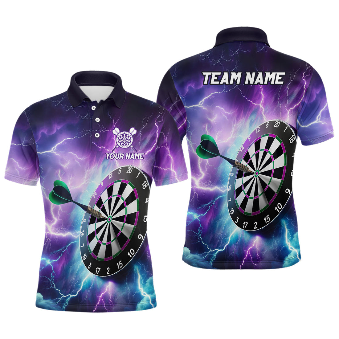 Purple Thunder Lightning Darts Custom Darts Dart
