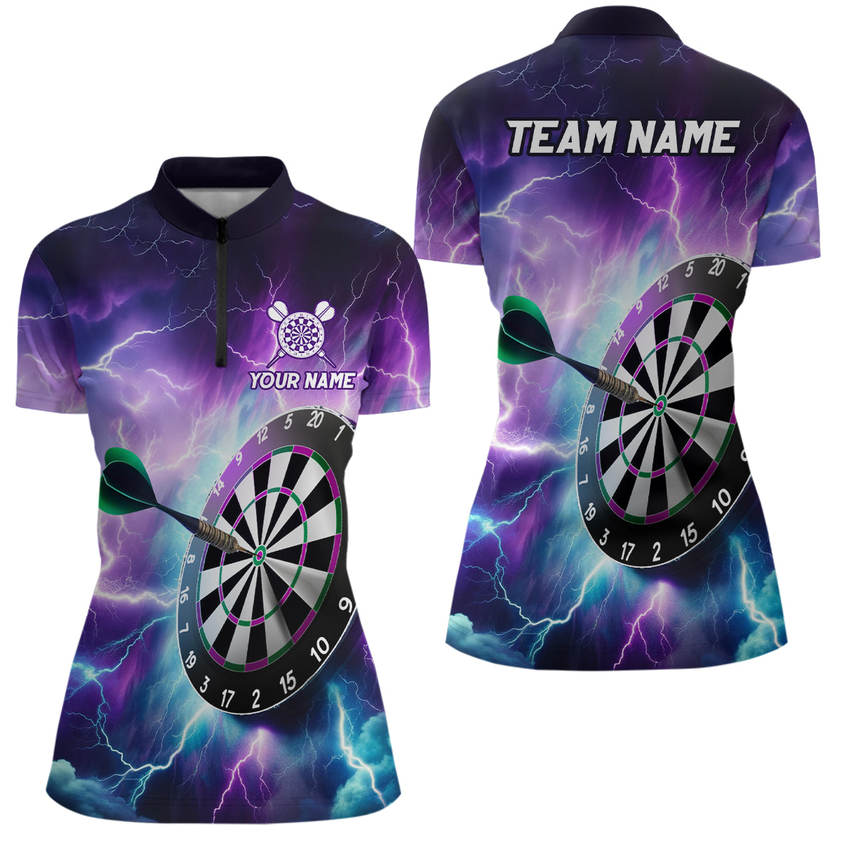Purple Thunder Lightning Darts Custom Darts Dart
