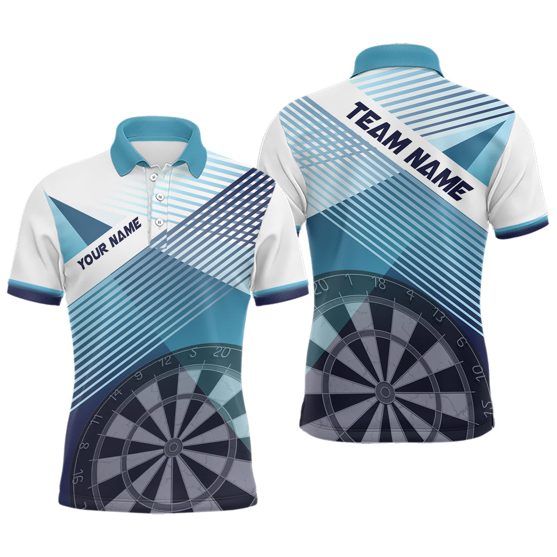 Silhouette White Blue Dart Personalized Cool Women Dart