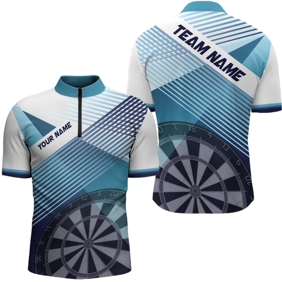 Silhouette White Blue Dart Personalized Cool Women Dart