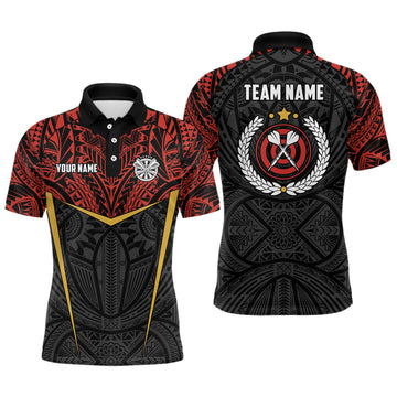 Personalized Red Yellow Tribal Pattern Darts Custom Dart