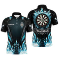 Blue Ice Dartboard Custom Darts Quarter-Zip Cool Darts Dart