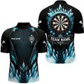 Blue Ice Dartboard Custom Darts Quarter-Zip Cool Darts Dart