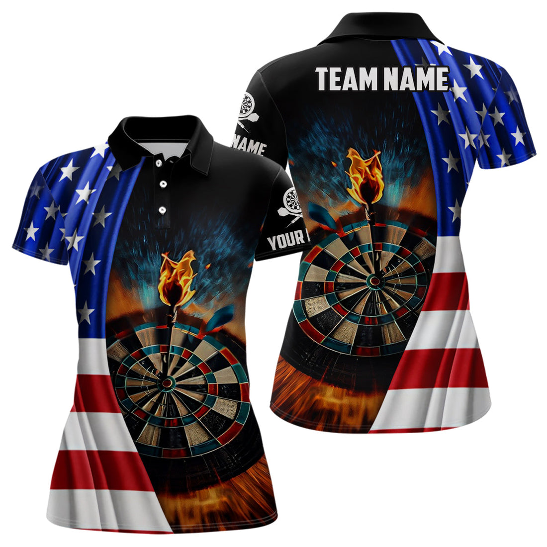 American Flag Darts Custom Fire Patriotic Darts
