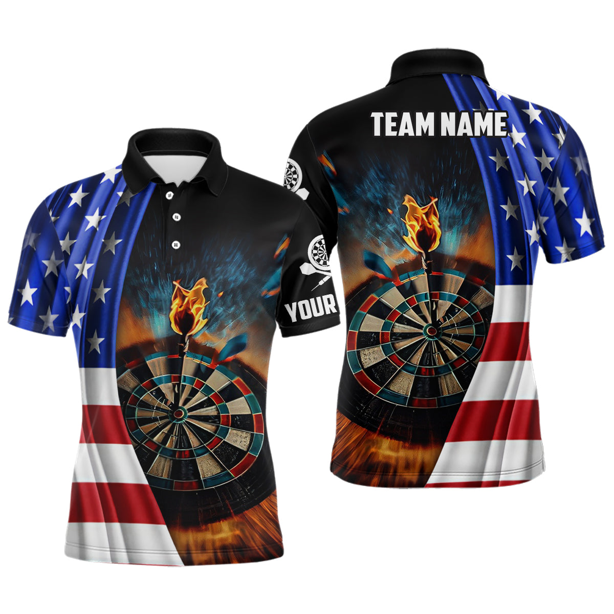 American Flag Darts Custom Fire Patriotic Darts