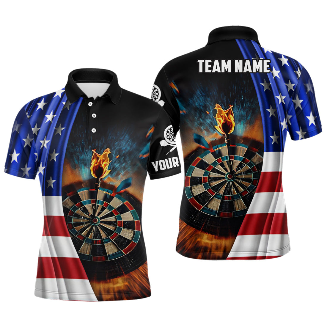 American Flag Darts Custom Fire Patriotic Darts