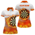 White Orange Fire Flame Darts Custom Darts Dart