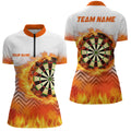 White Orange Fire Flame Darts Custom Darts Dart