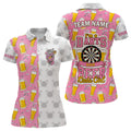 I'm A Darts And Beer Kinda Girl Custom Darts Pink Dart For Ladies