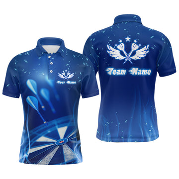 Blue Fire Flame Star Personalized Darts Custom Cool Dart