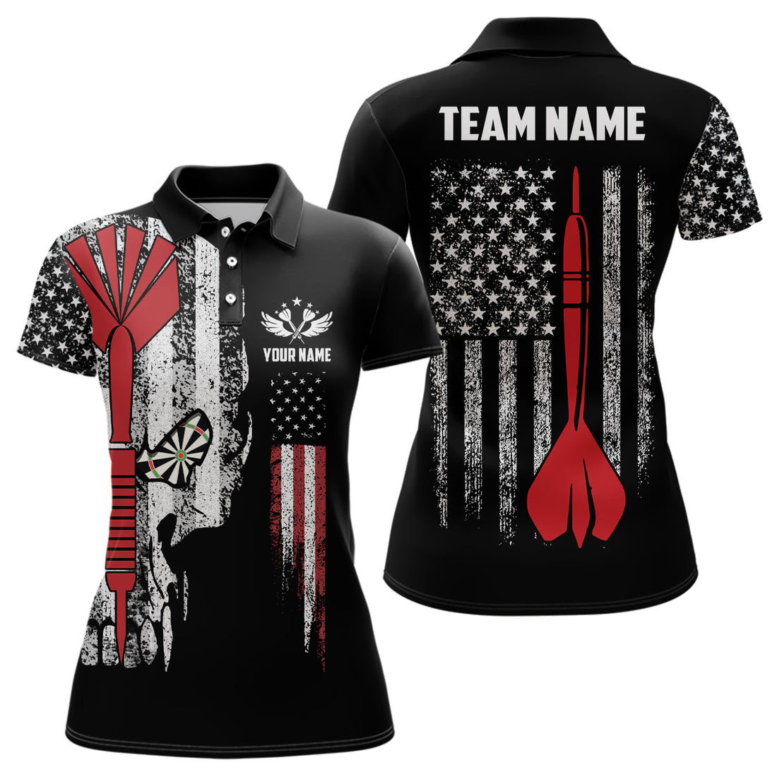 American Flag Skull Darts Patriotic Darts Dart