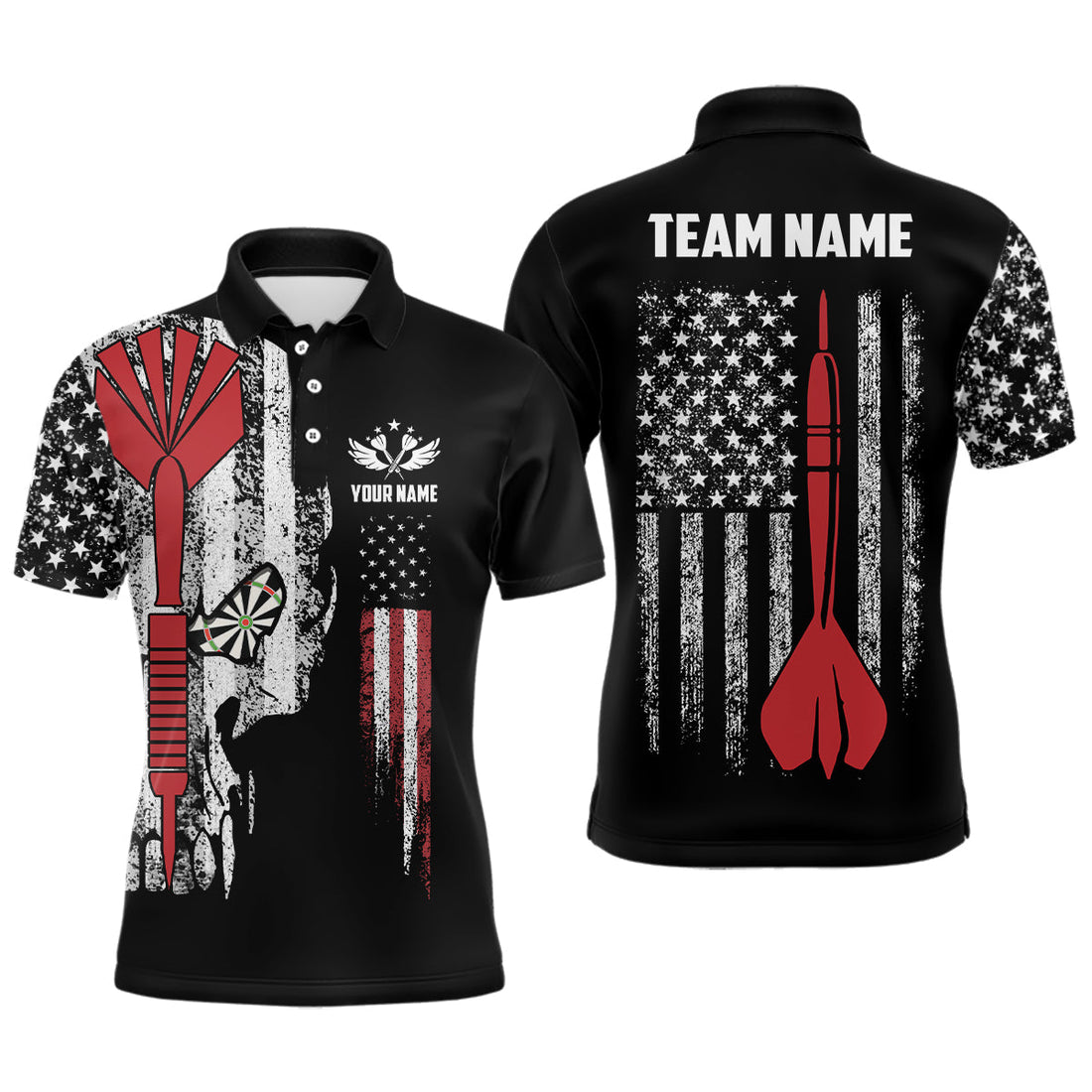 American Flag Skull Darts Patriotic Darts Dart
