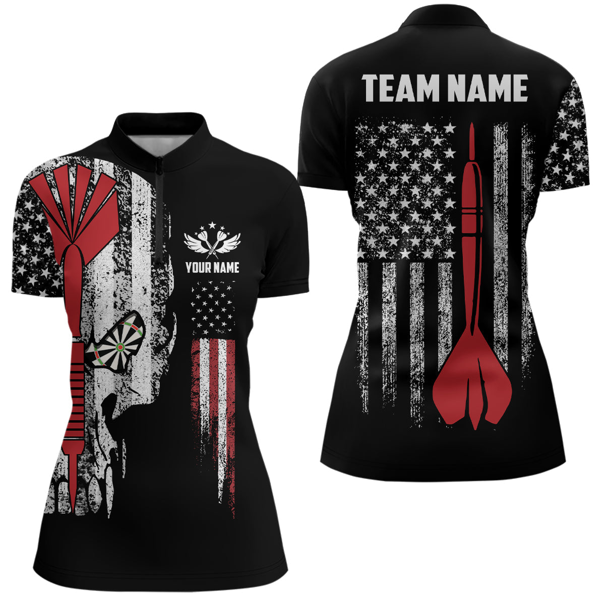 American Flag Skull Darts Patriotic Darts Dart