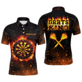 Personalized Flame Darts King Custom Name Fire Darts