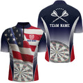 Womens 3D American Flag Patriotic Darts Personalized Dart