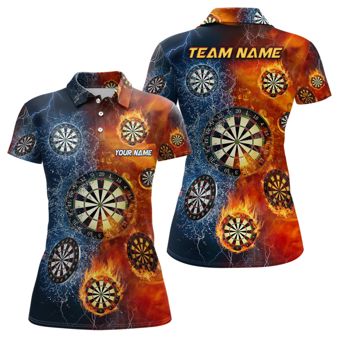 Fire And Water Darts Personalized Darts Dart Team