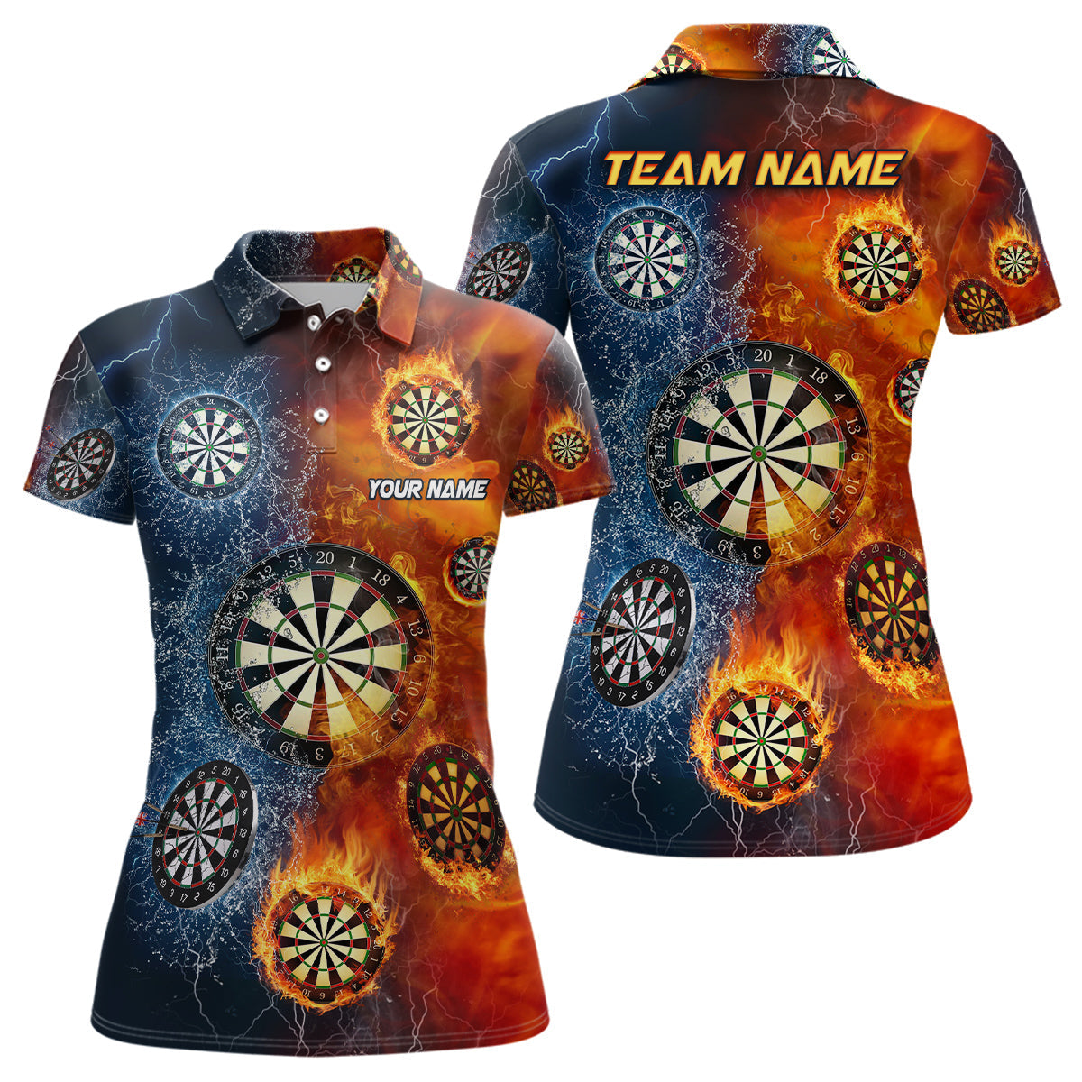 Fire And Water Darts Personalized Darts Dart Team
