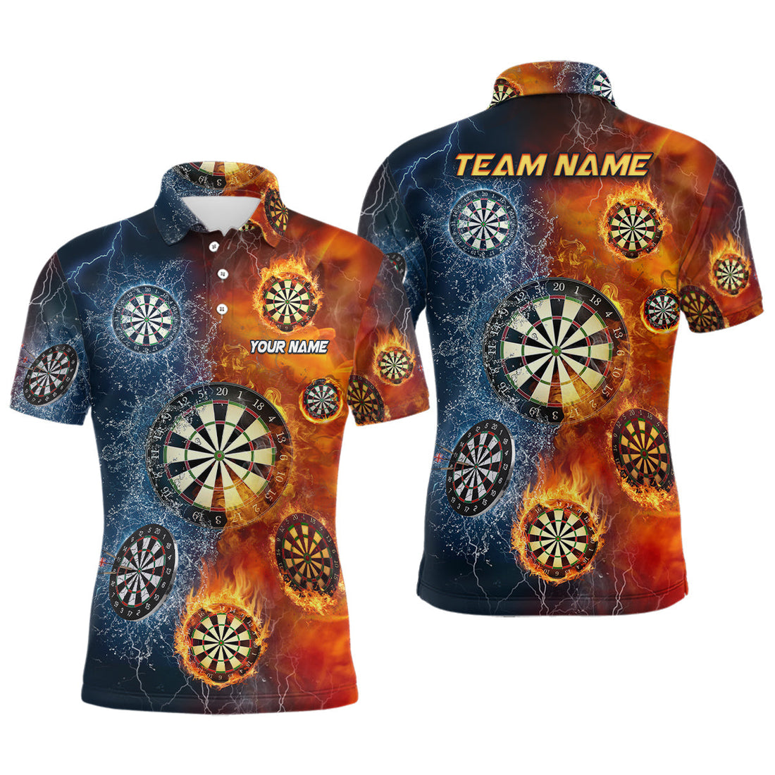 Fire And Water Darts Personalized Darts Dart Team