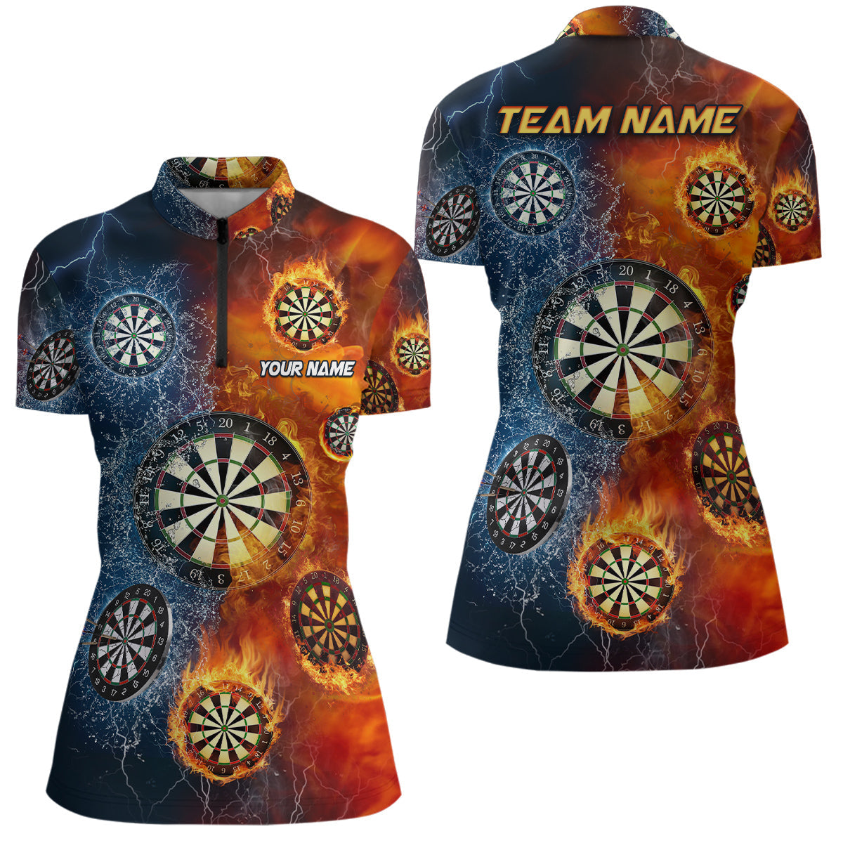 Fire And Water Darts Personalized Darts Dart Team