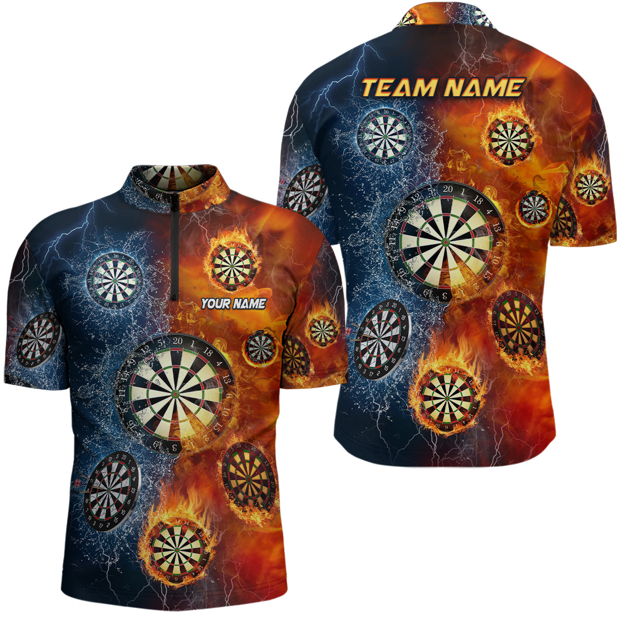 Fire And Water Darts Personalized Darts Dart Team
