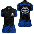 Personalized All Over Print Skull Darts Navy Black Dart