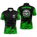 Personalized All Over Print Skull Darts Green Black Women Dart