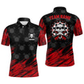 Personalized All Over Print Skull Darts Red Black Dart