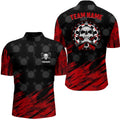 Personalized All Over Print Skull Darts Red Black Dart