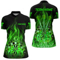 Green Fire Flame Dartboard Darts Custom Dart Dart