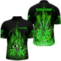 Green Fire Flame Dartboard Darts Custom Dart Dart