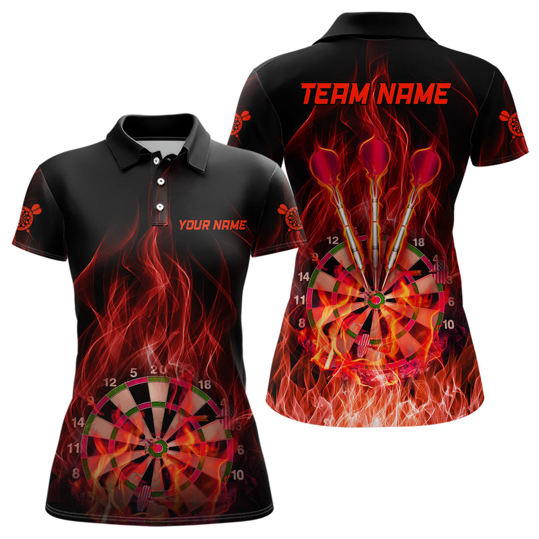 Red Fire Flame Darts Custom Dart Dart