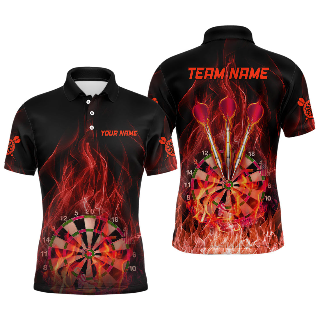 Red Fire Flame Darts Custom Dart Dart