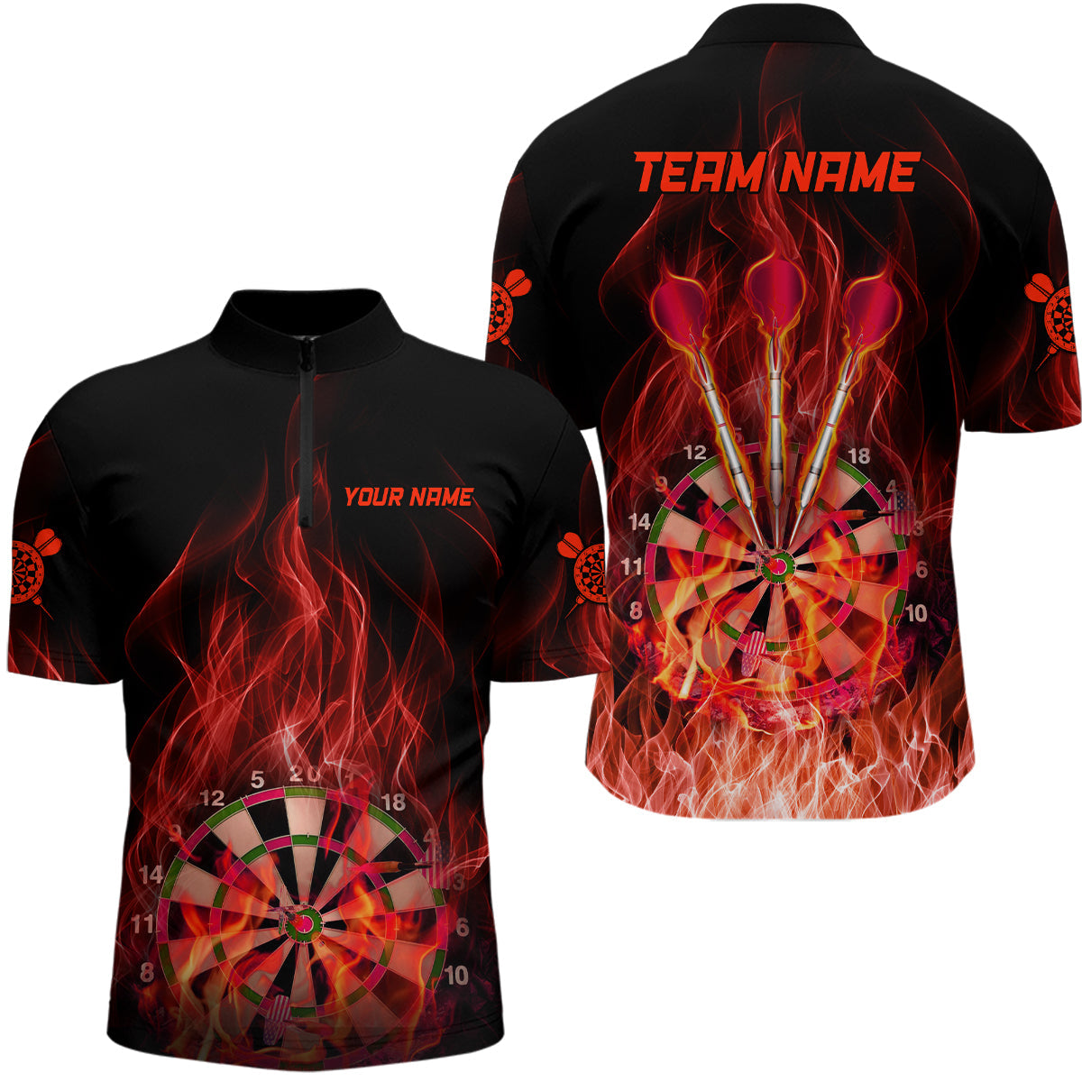 Red Fire Flame Darts Custom Dart Dart