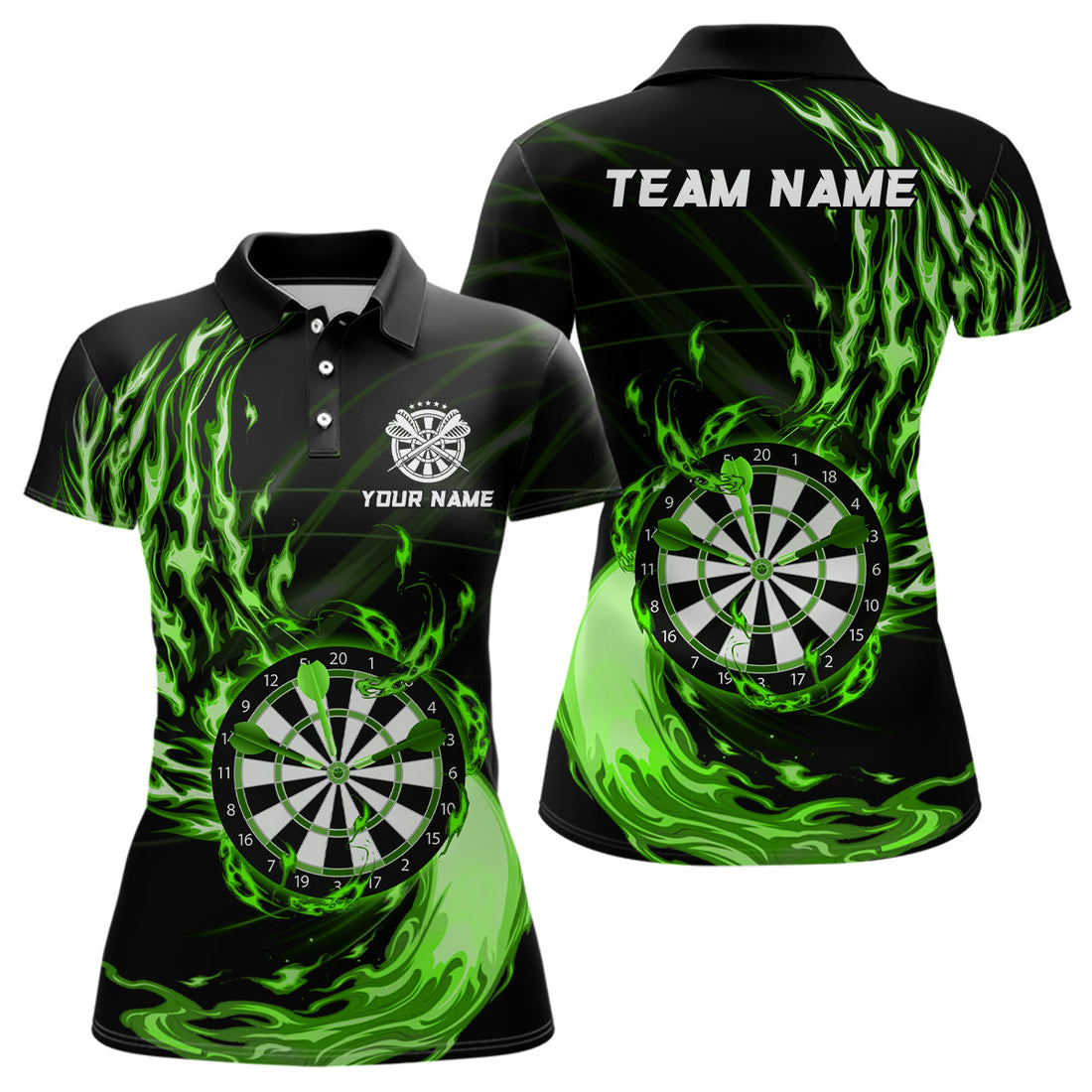 Green Fire Dartboard Darts Custom Darts Dart