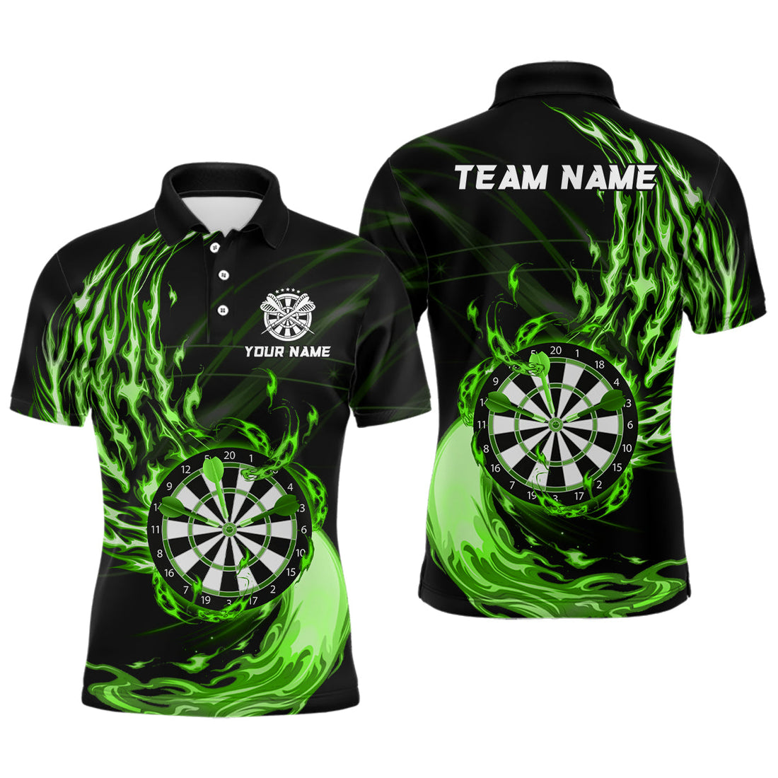 Green Fire Dartboard Darts Custom Darts Dart