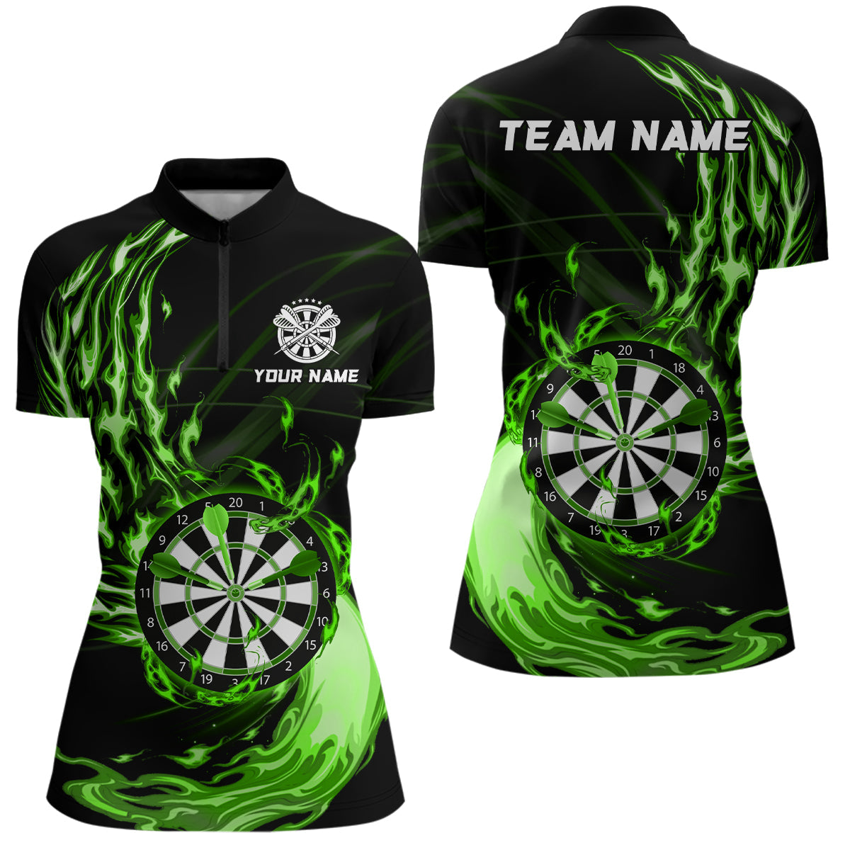 Green Fire Dartboard Darts Custom Darts Dart