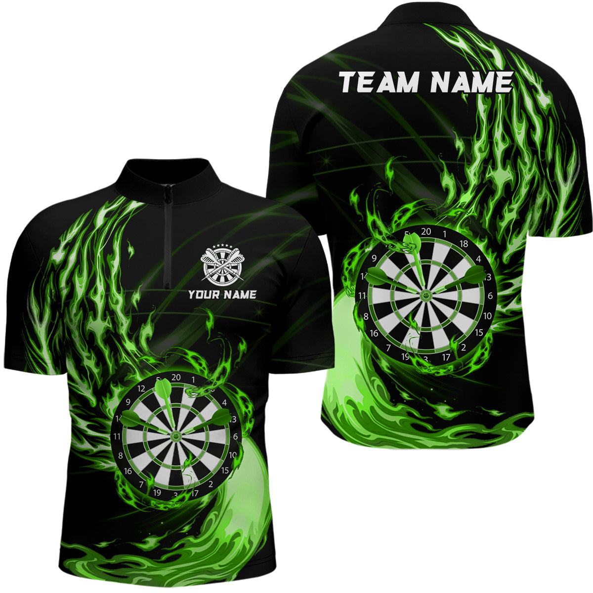 Green Fire Dartboard Darts Custom Darts Dart