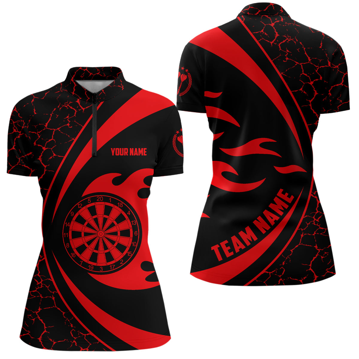 Personalized Red Fire Flame Darts Dart Darts Team