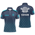 Personalized Darts Geometric Pattern Blue Navy Basic Women Darts
