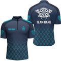 Personalized Darts Geometric Pattern Blue Navy Basic Women Darts