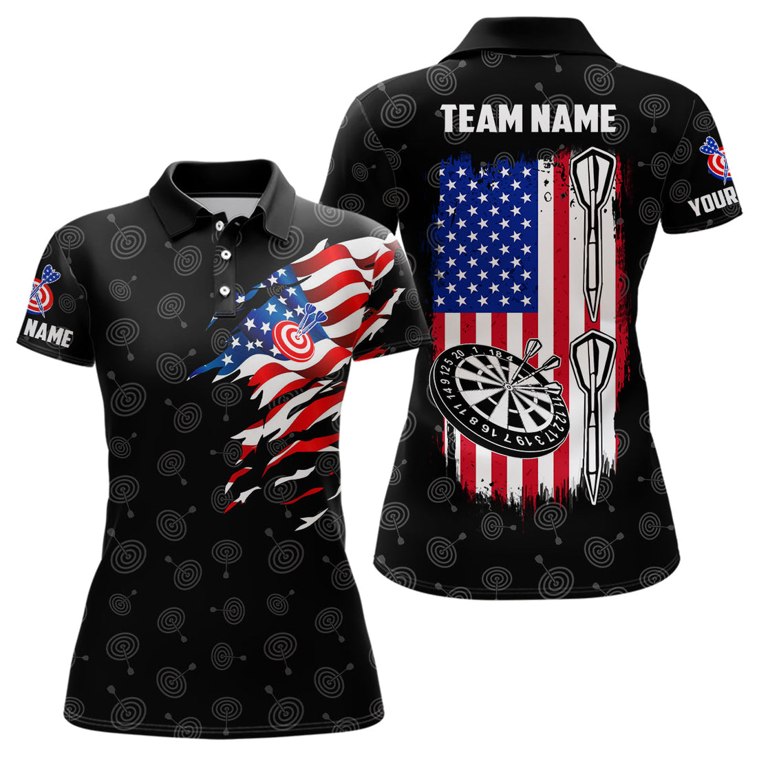 American Flag Personalized Darts Custom Patriotic Darts