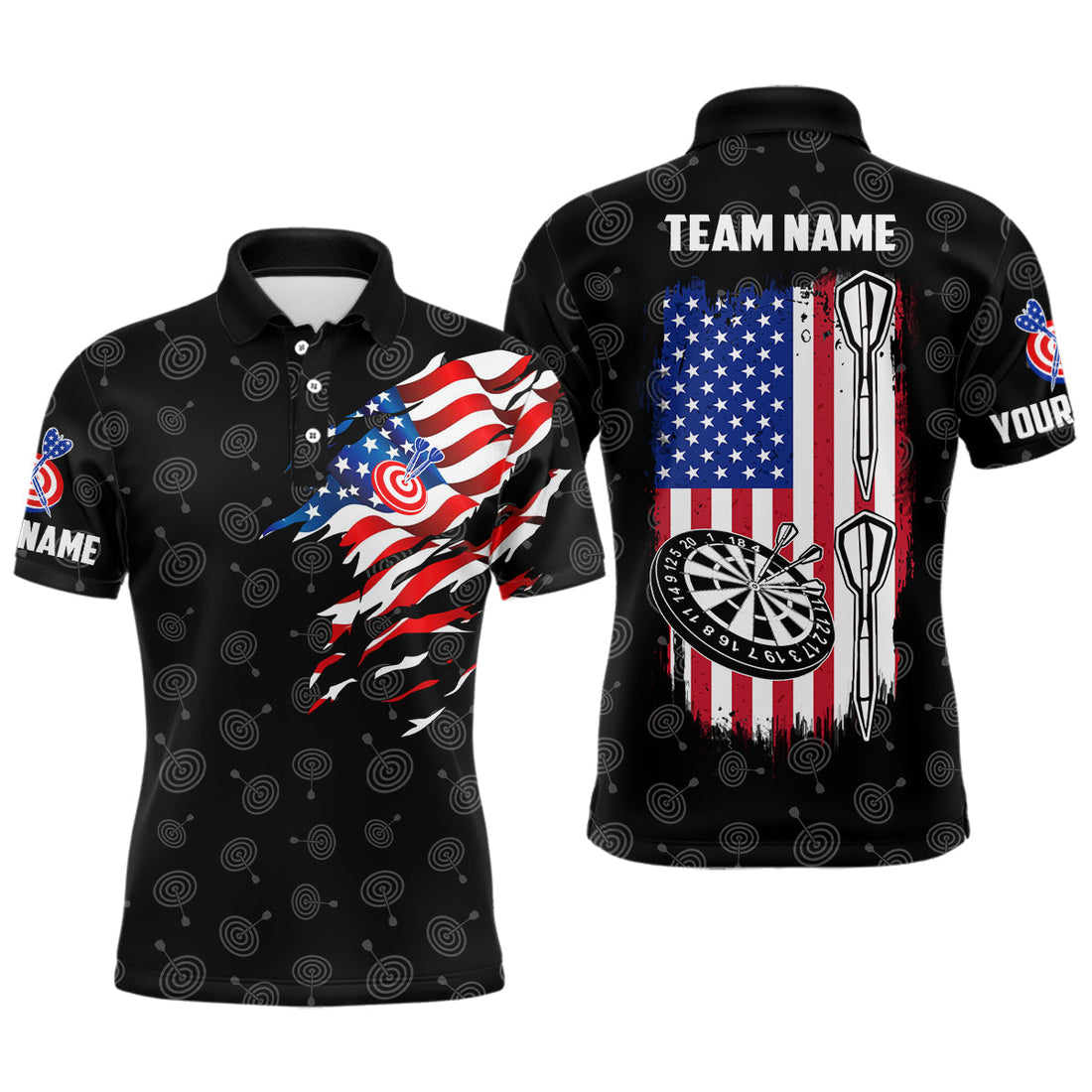 American Flag Personalized Darts Custom Patriotic Darts