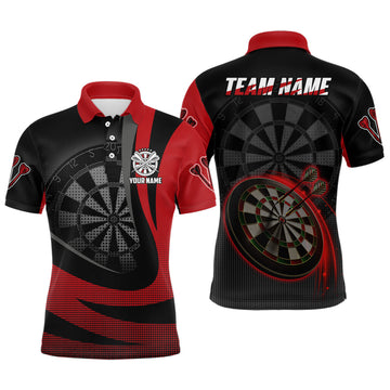 Personalized Black Red 3D Darts Custom Cool Darts Team