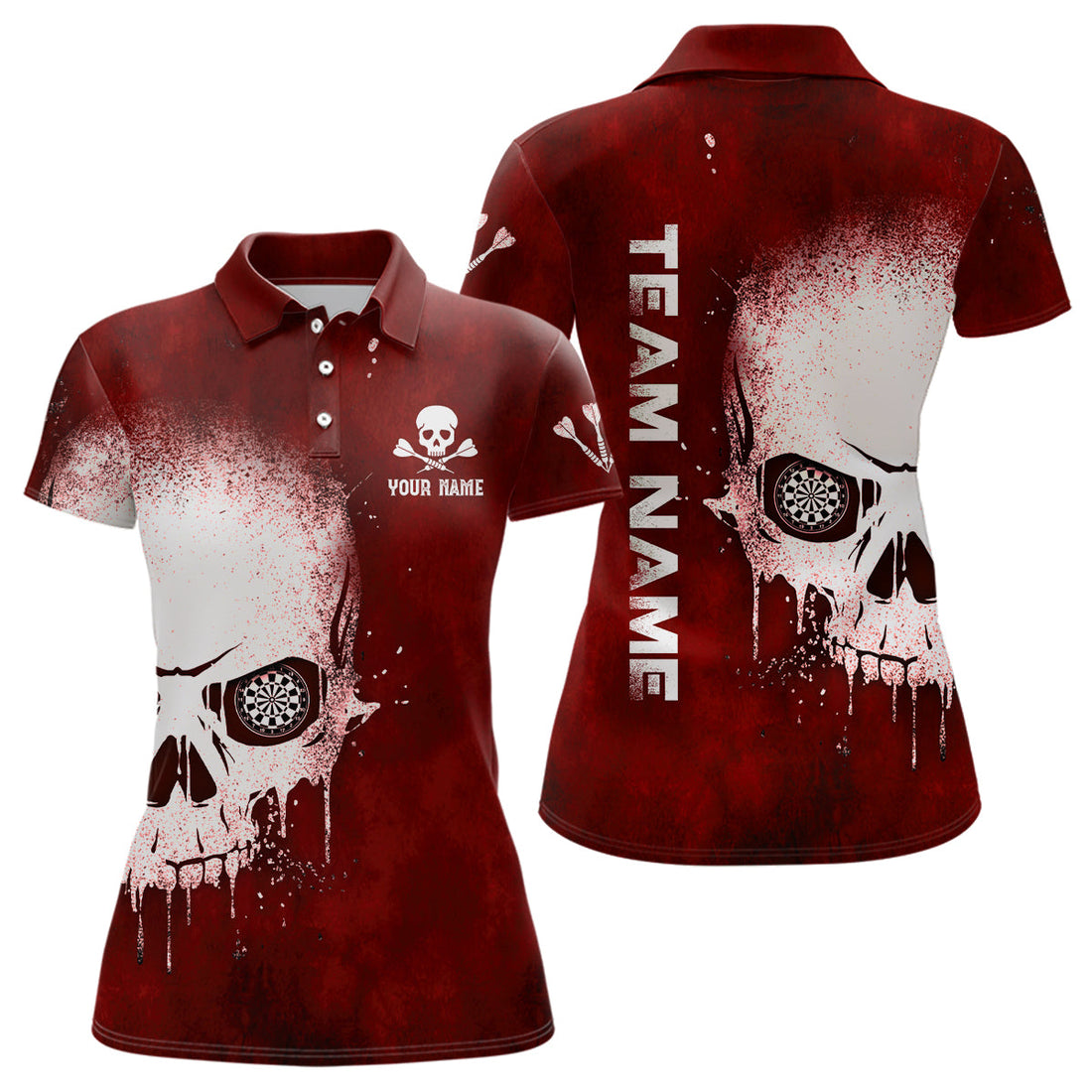 Smoke Skull Red Darts Custom Darts Scary Dart