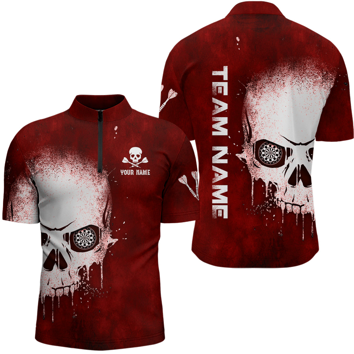 Smoke Skull Red Darts Custom Darts Scary Dart
