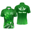 Green Fire Flame Star Personalized Darts Custom Dart