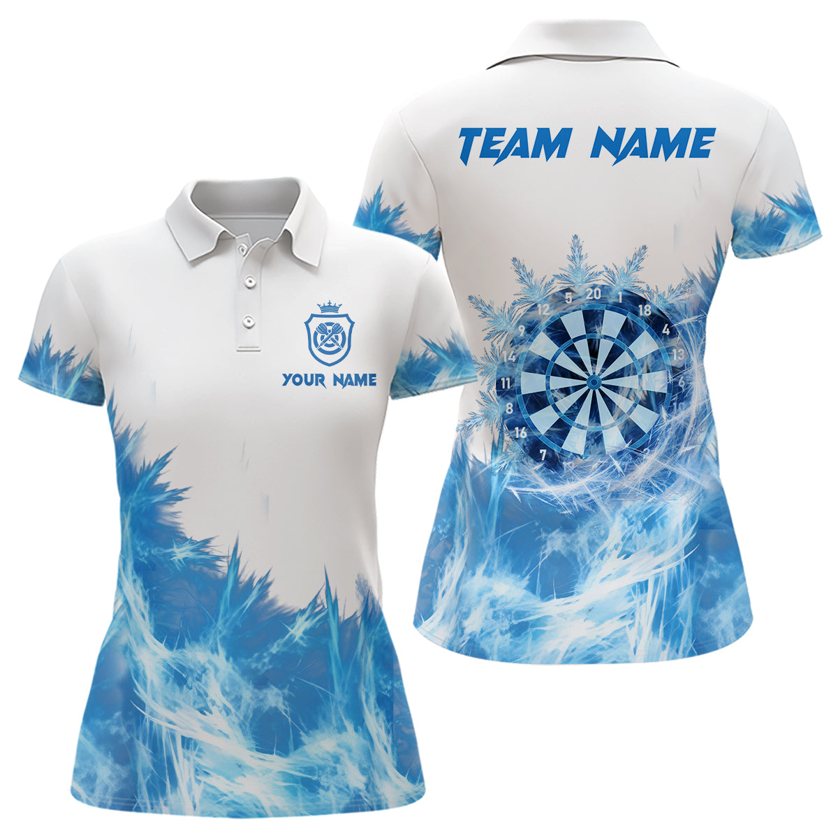 Icy Blue White Darts Customized Darts Darts Team