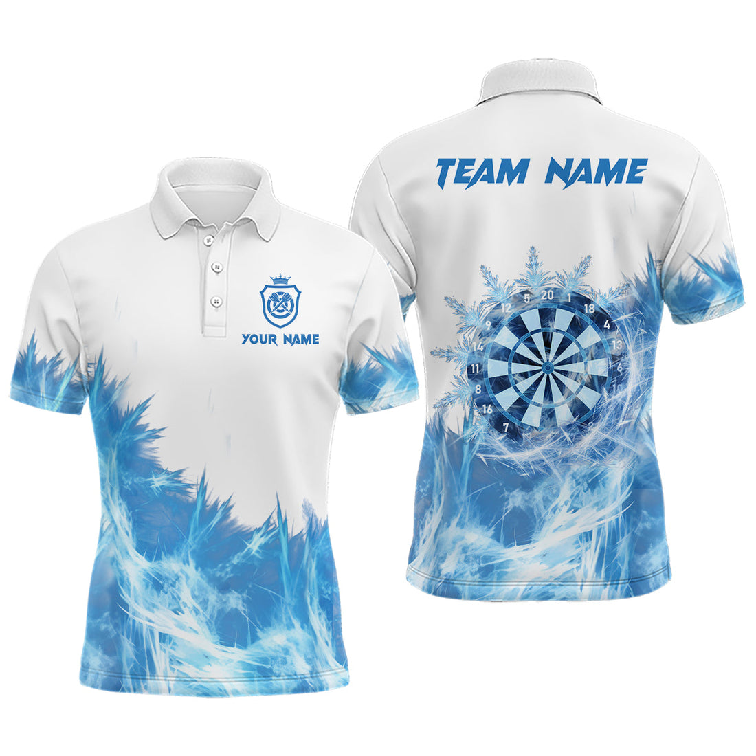 Icy Blue White Darts Customized Darts Darts Team