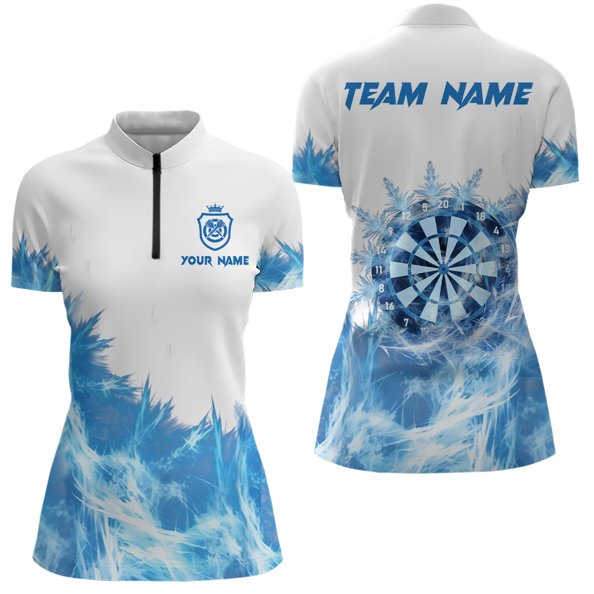 Icy Blue White Darts Customized Darts Darts Team