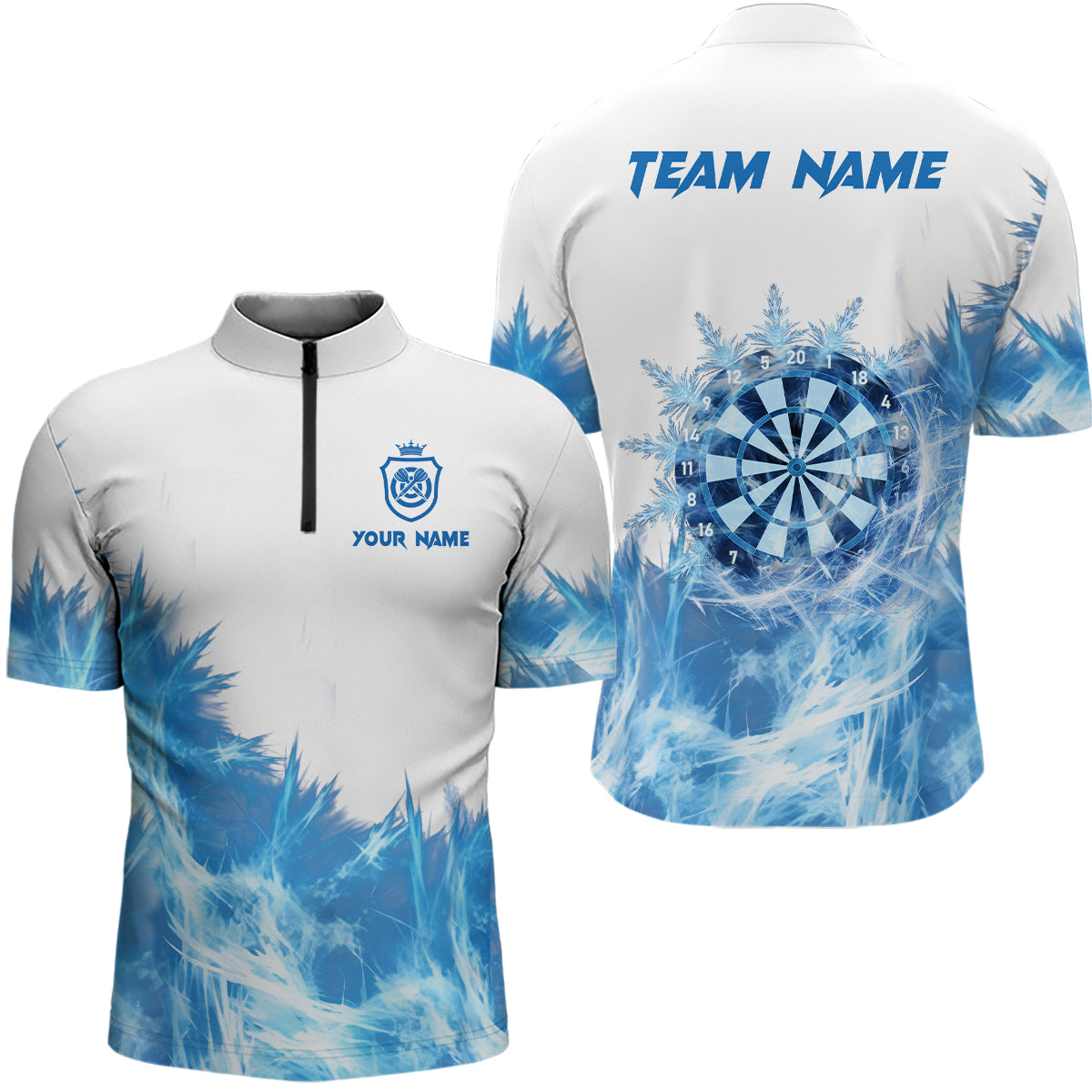 Icy Blue White Darts Customized Darts Darts Team